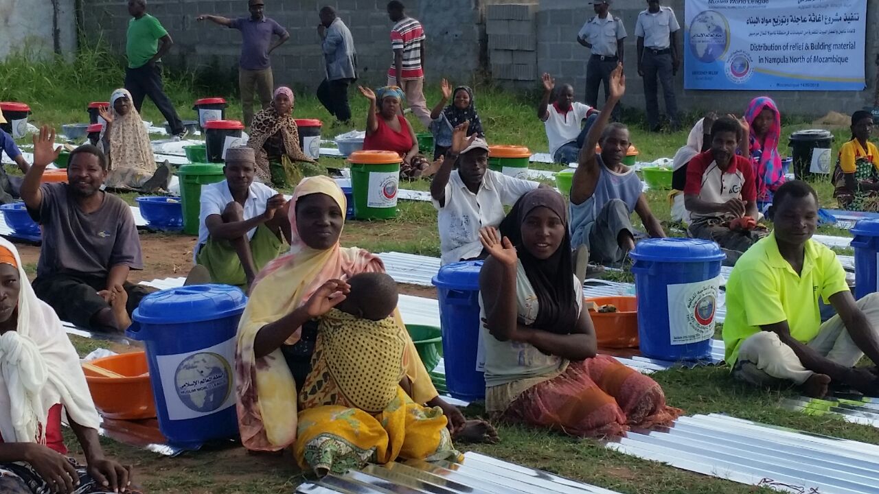 The MWL provided "urgent" aid to more than 13000 affected by the floods in Mozambique