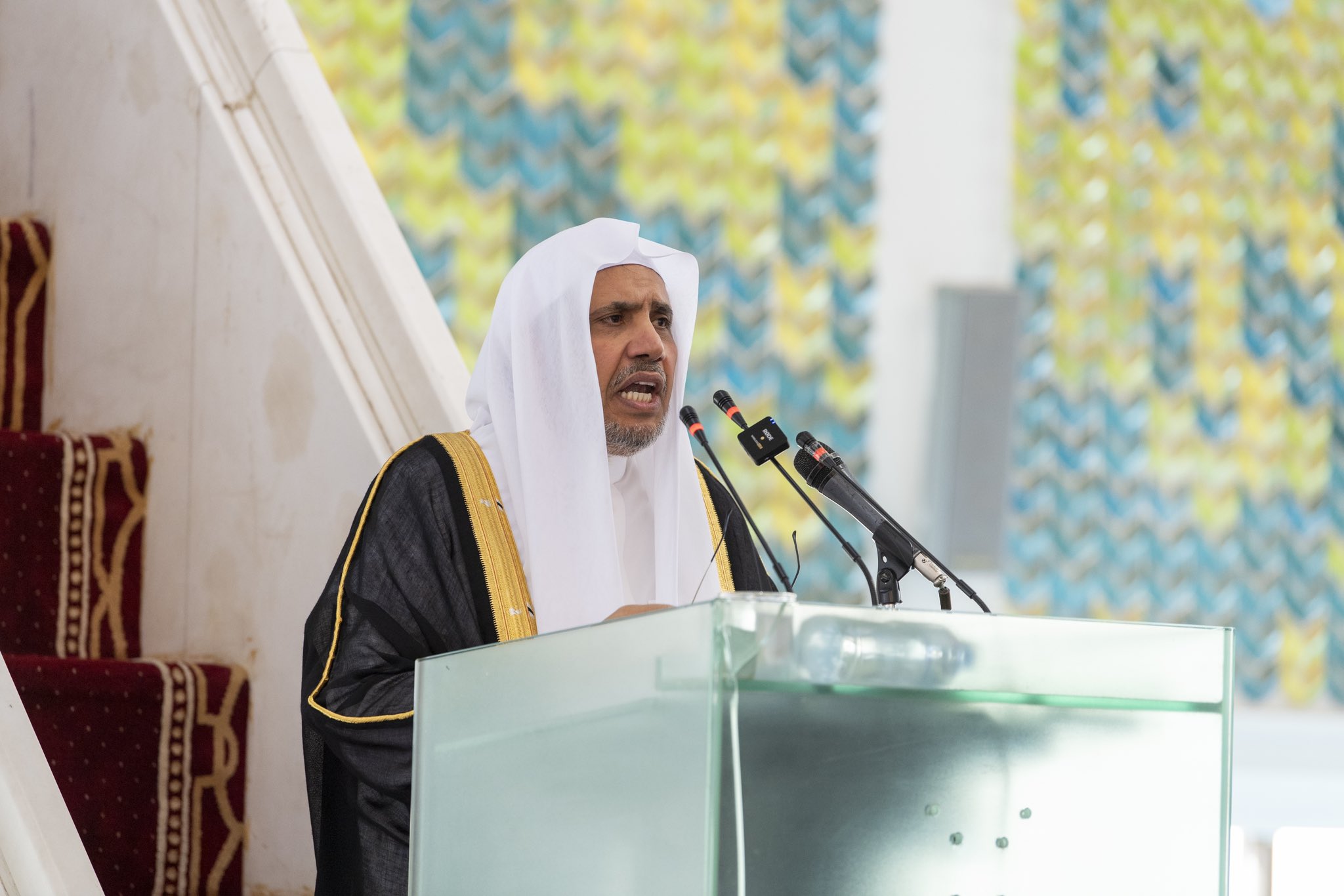 سیکرٹری جنرل اور چیئرمین مسلم علماء کونسل ڈاکٹر محمد العیسی نے اپنے دورے کے موقع پر آج یہاں خطبۂ جمعہ دیا