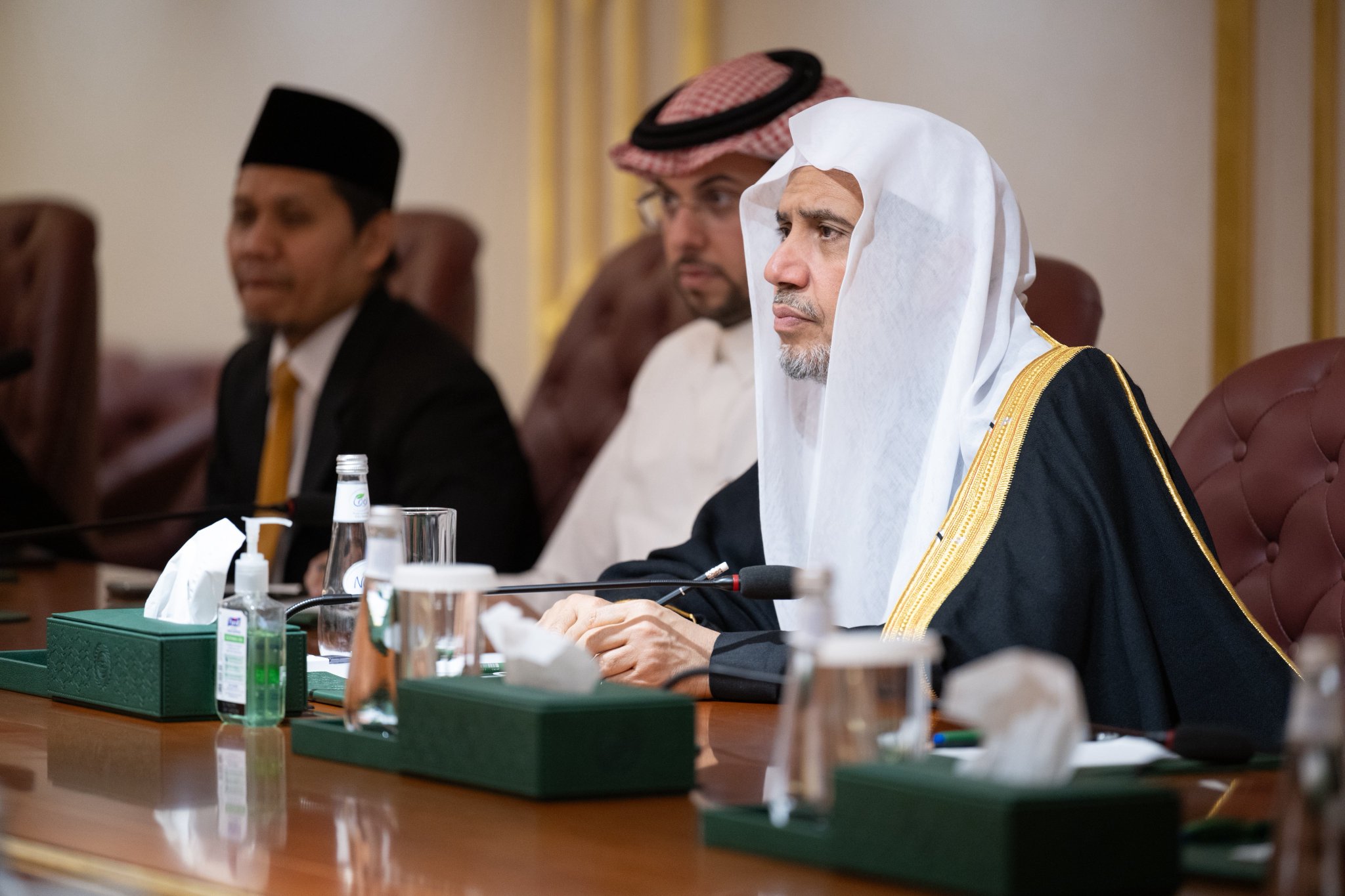 H.E. Sheikh Dr. Mohammed Al-Issa, received a delegation from the Central Leadership of Muhammadiyah in the Republic of Indonesia, headed by H.E. Sheikh Dr. Haedar Nashir
