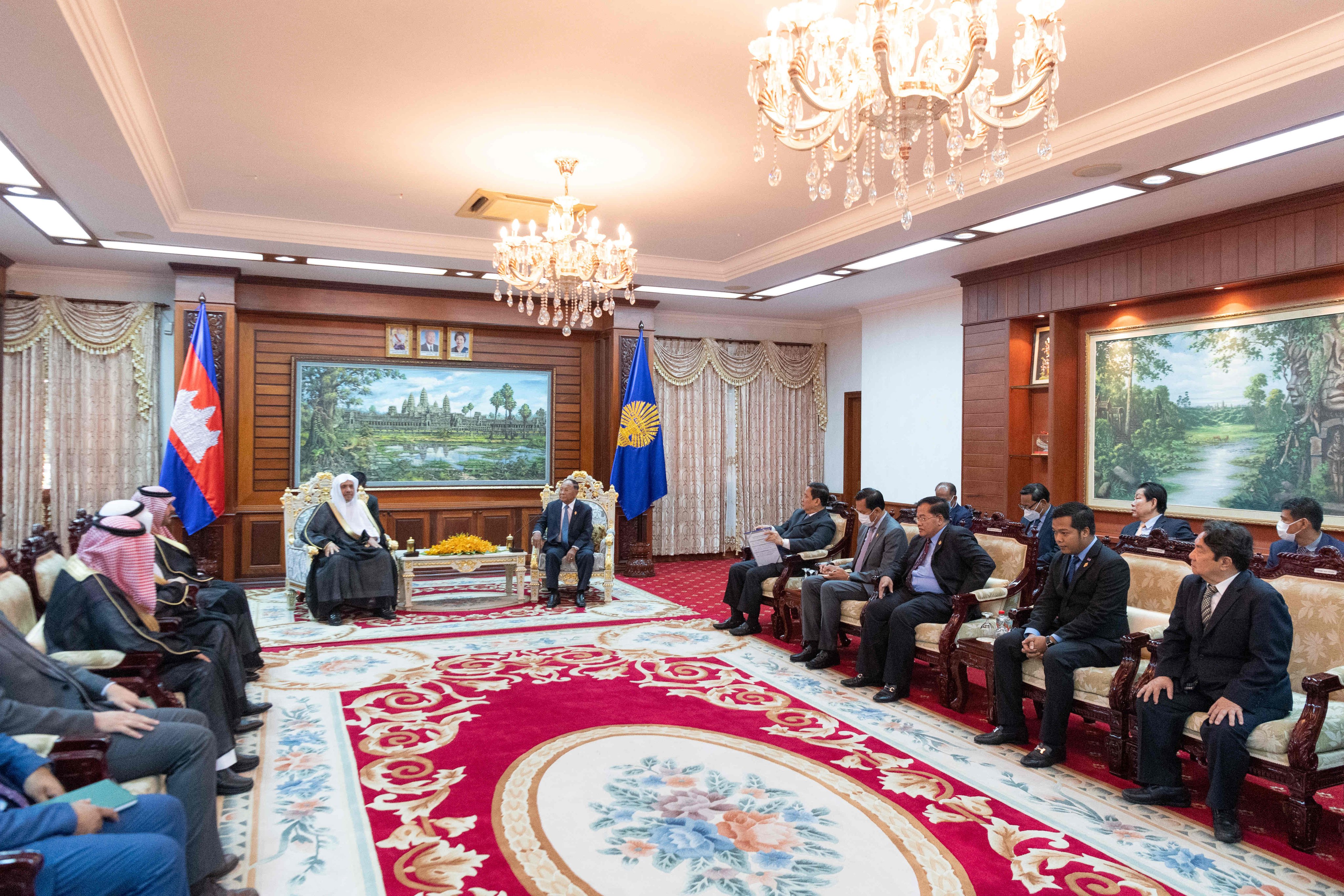 The Cambodian Parliament hosted HE Dr.Mohammad Al-issa 