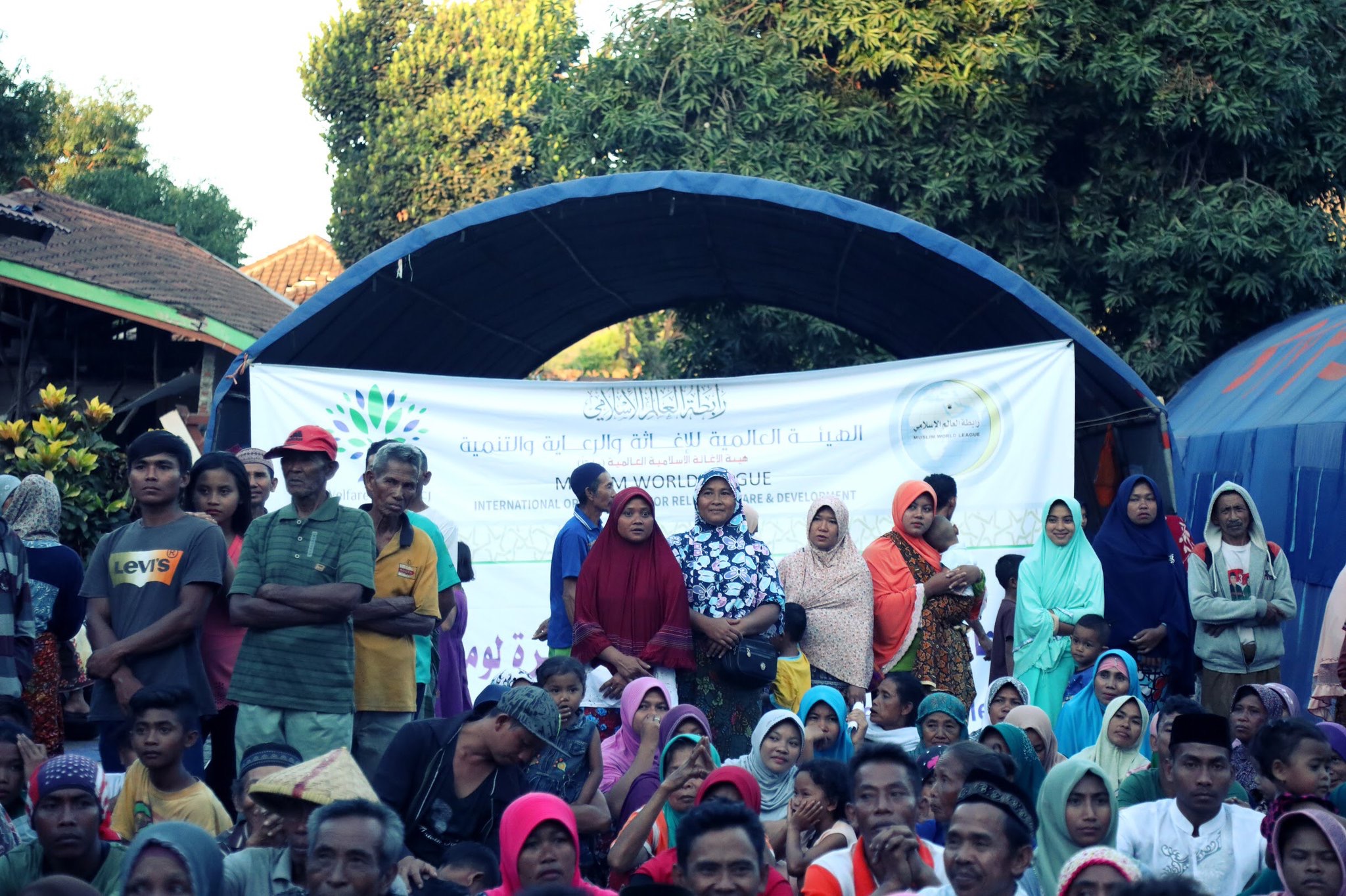 The MWL launches the first phase of its emergency campaign to aid the victims of the devastating Lombok Earthquake