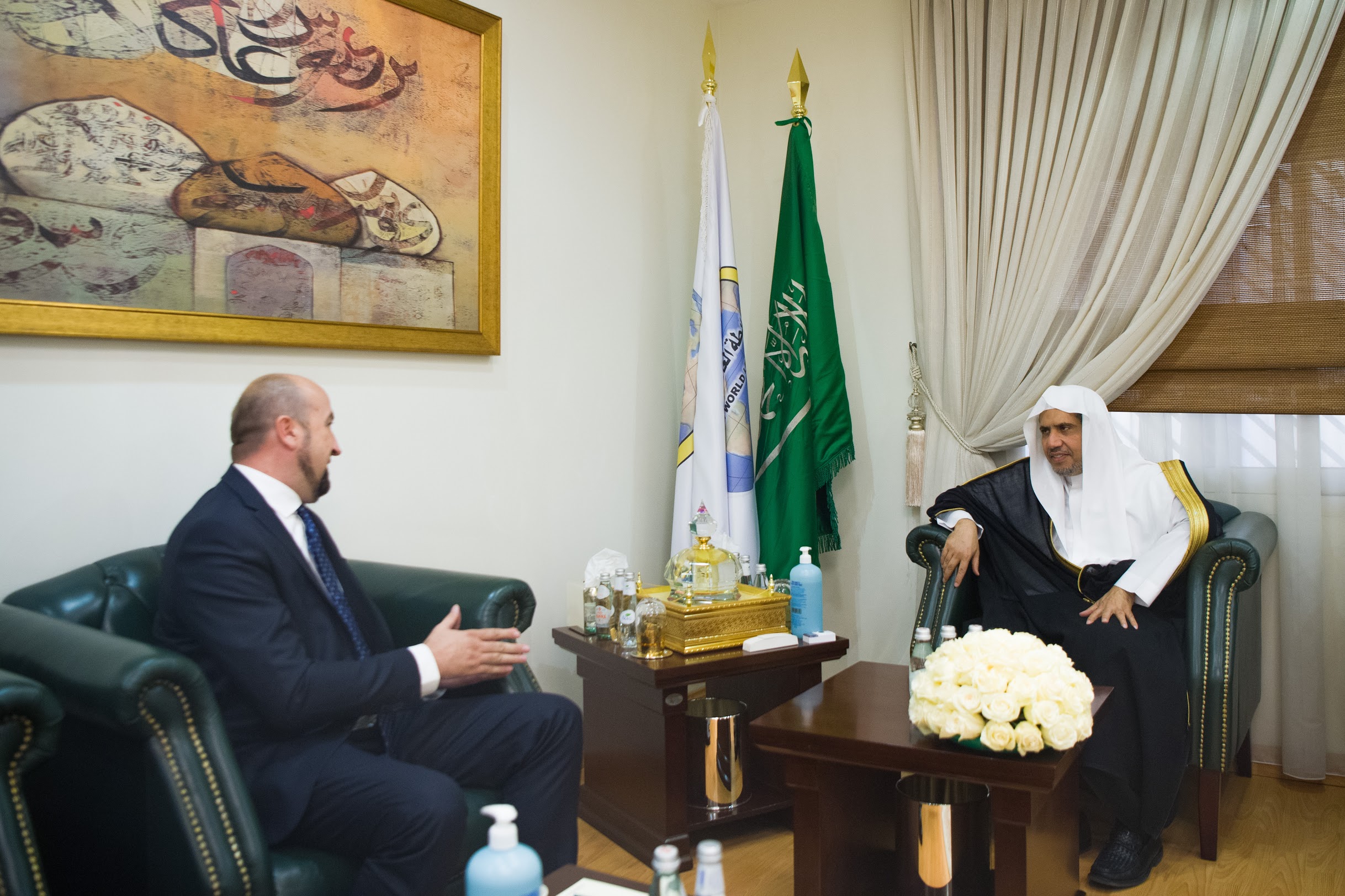 Dr. Mohammad Alissa hosted several ambassadors at the Muslim World League headquarters