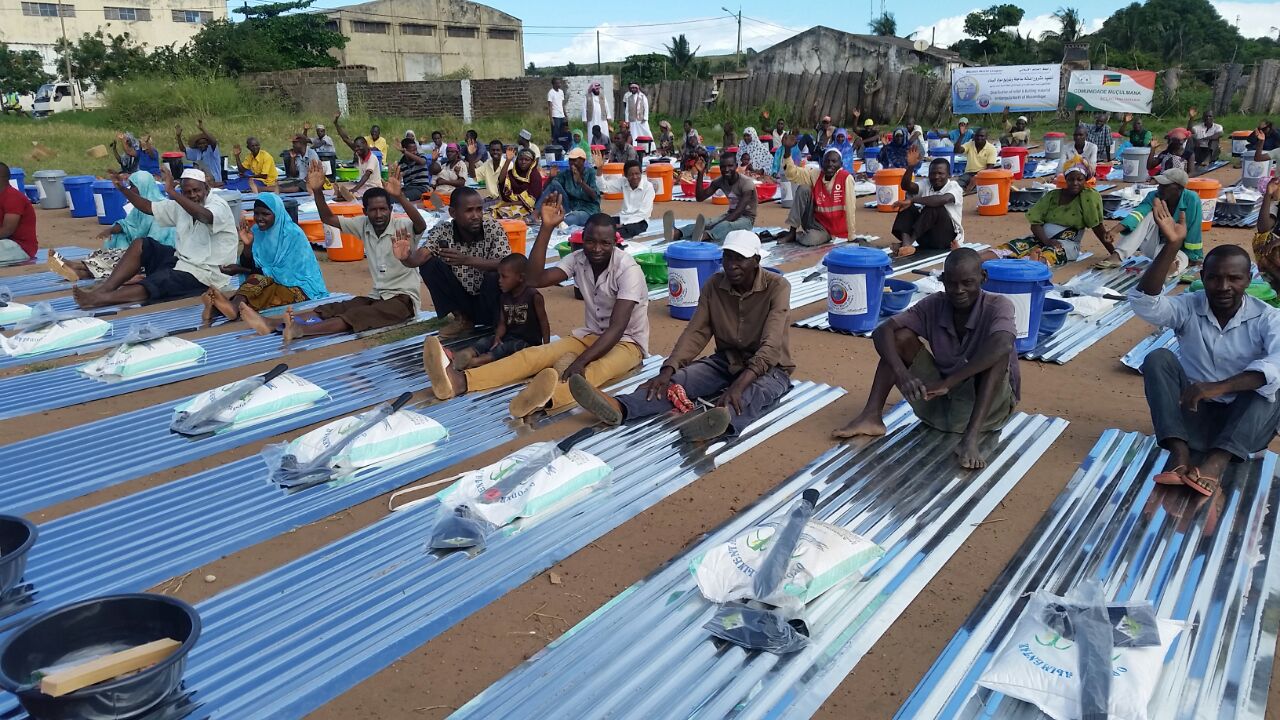 The MWL provided "urgent" aid to more than 13000 affected by the floods in Mozambique