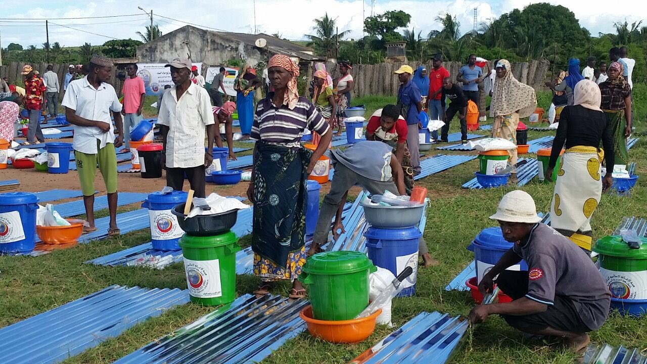 The MWL provided "urgent" aid to more than 13000 affected by the floods in Mozambique