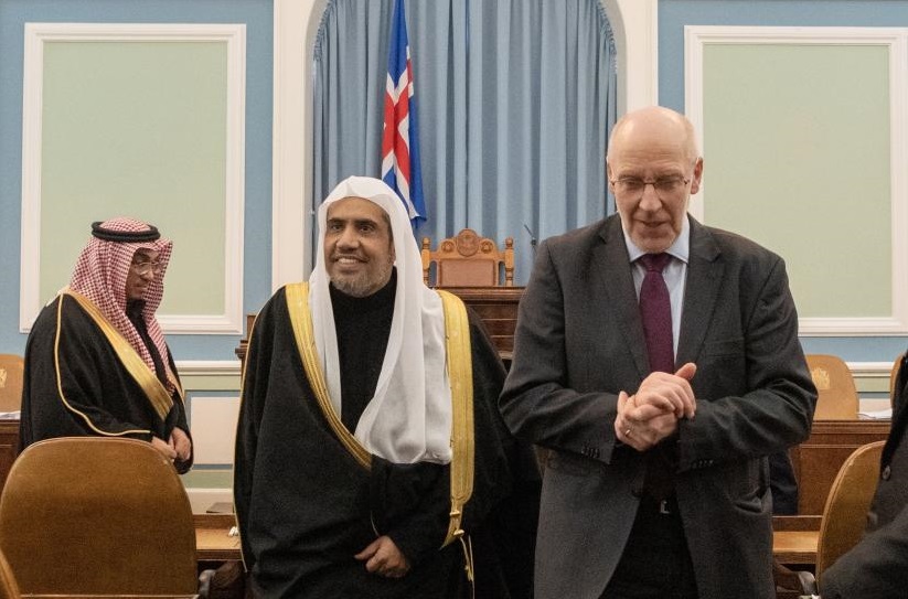 His Excellency Dr. Mohammad Alissa met with Speaker of the Icelandic Parliament Steingrímur Jóhann Sigfússon