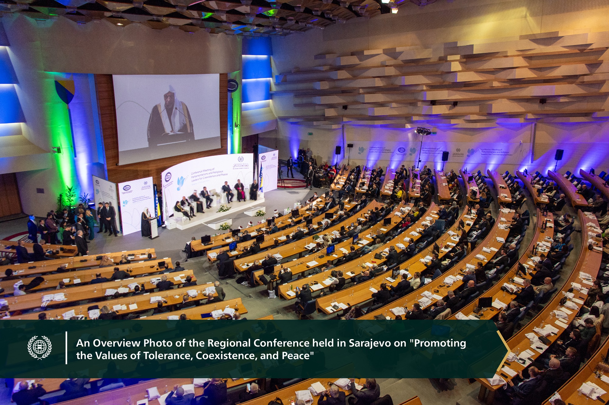 His Excellency Sheikh Dr. Mohammed Al-Issa, Secretary-General of the MWL and Chairman of the Organization of Muslim Scholars, joined the Bosnian president in opening the regional conference