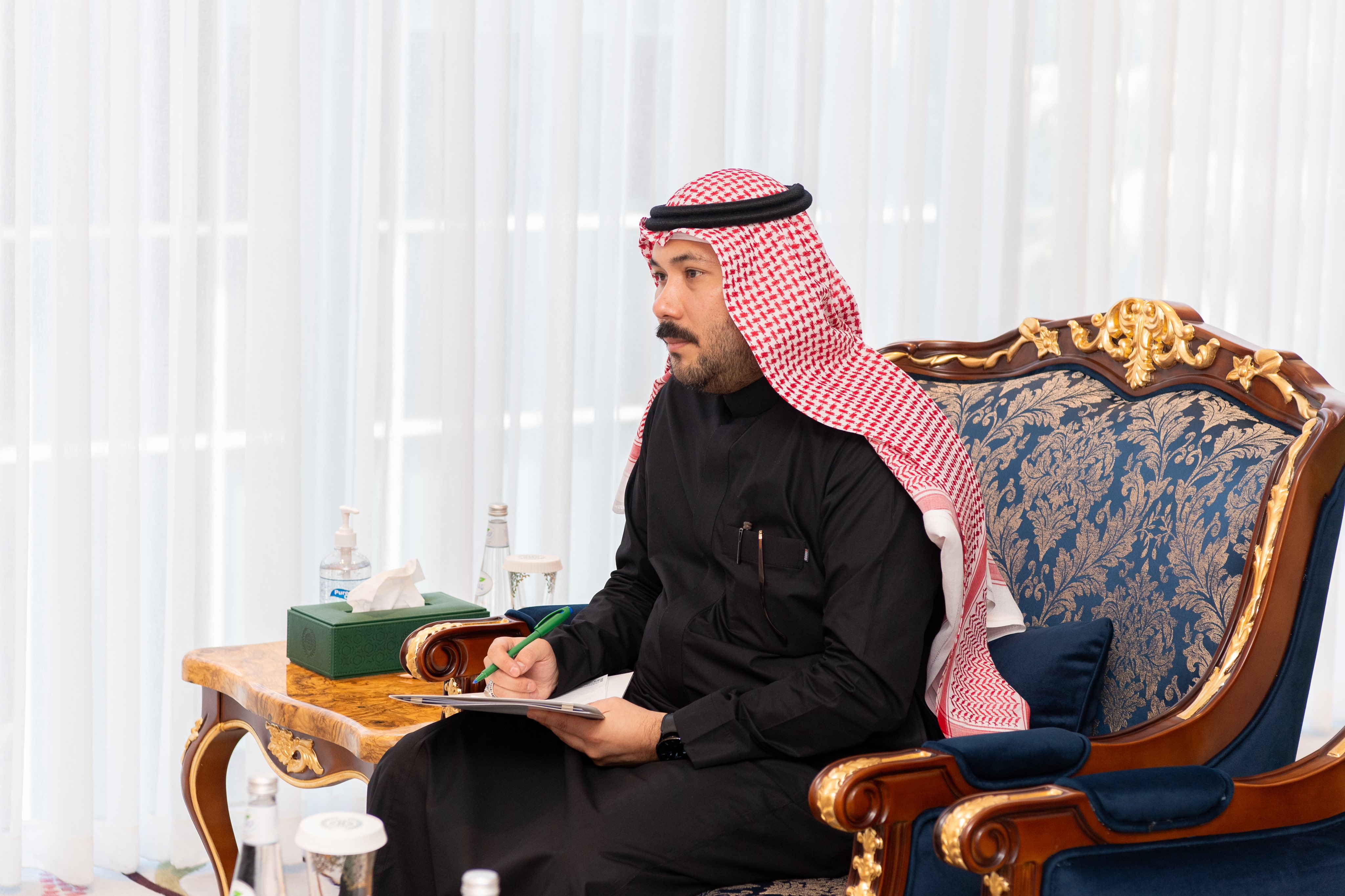 His Excellency Sheikh Dr. Mohammad Al-Issa, Secretary-General of the Muslim World League and Chairman of the Organization of Muslim Scholars, met with His Excellency Saimir Bala, the Ambassador of the Republic of Albania to the Kingdom of Saudi Arabia