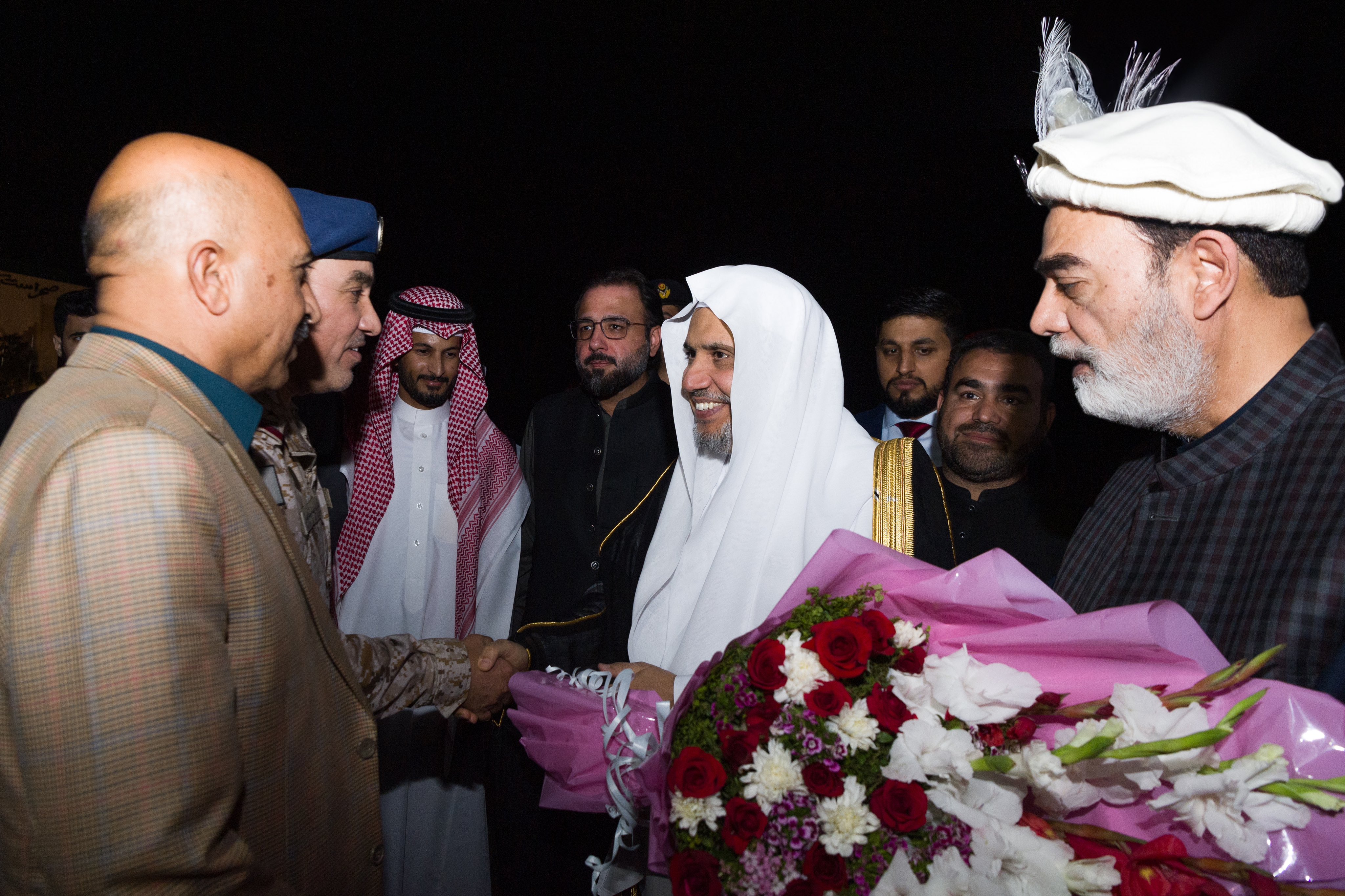 Upon receiving an official invitation from the Prime Minister of Pakistan to deliver the Eid AlFitr sermon at King Faisal Mosque in Islamabad, His Excellency Sheikh Dr. Mohammed Alissa,