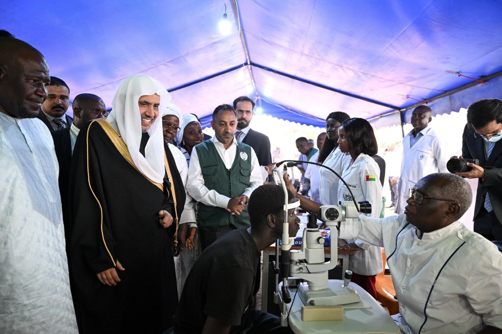 Today, during his visit to Guinea-Bissau, His Excellency Sheikh Dr. Mohammed Al-Issa, Secretary-General of the Muslim World League