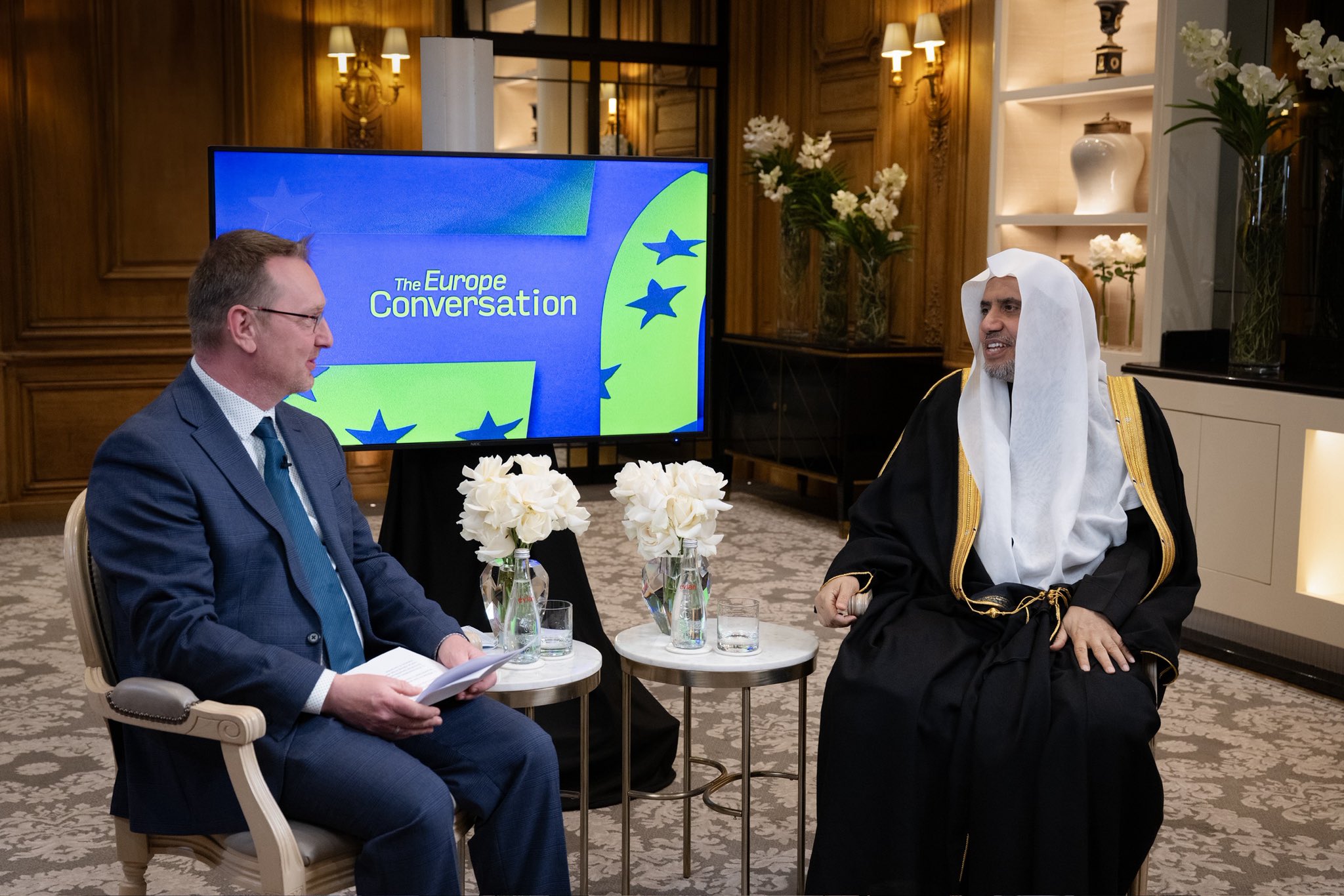 Euronews — renowned as the most widespread and influential channel of its kind in Europe, with a global reach of 400 million viewers — conducted an interview with His Excellency Sheikh Dr. Mohammed Alissa