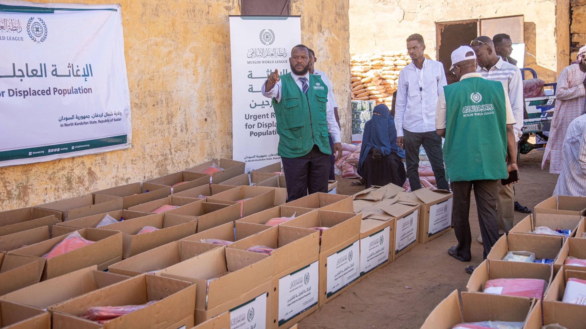 La Ligue islamique mondiale poursuit la distribution d’aides dans l’État du Kordofan du Nord, en République du Soudan
