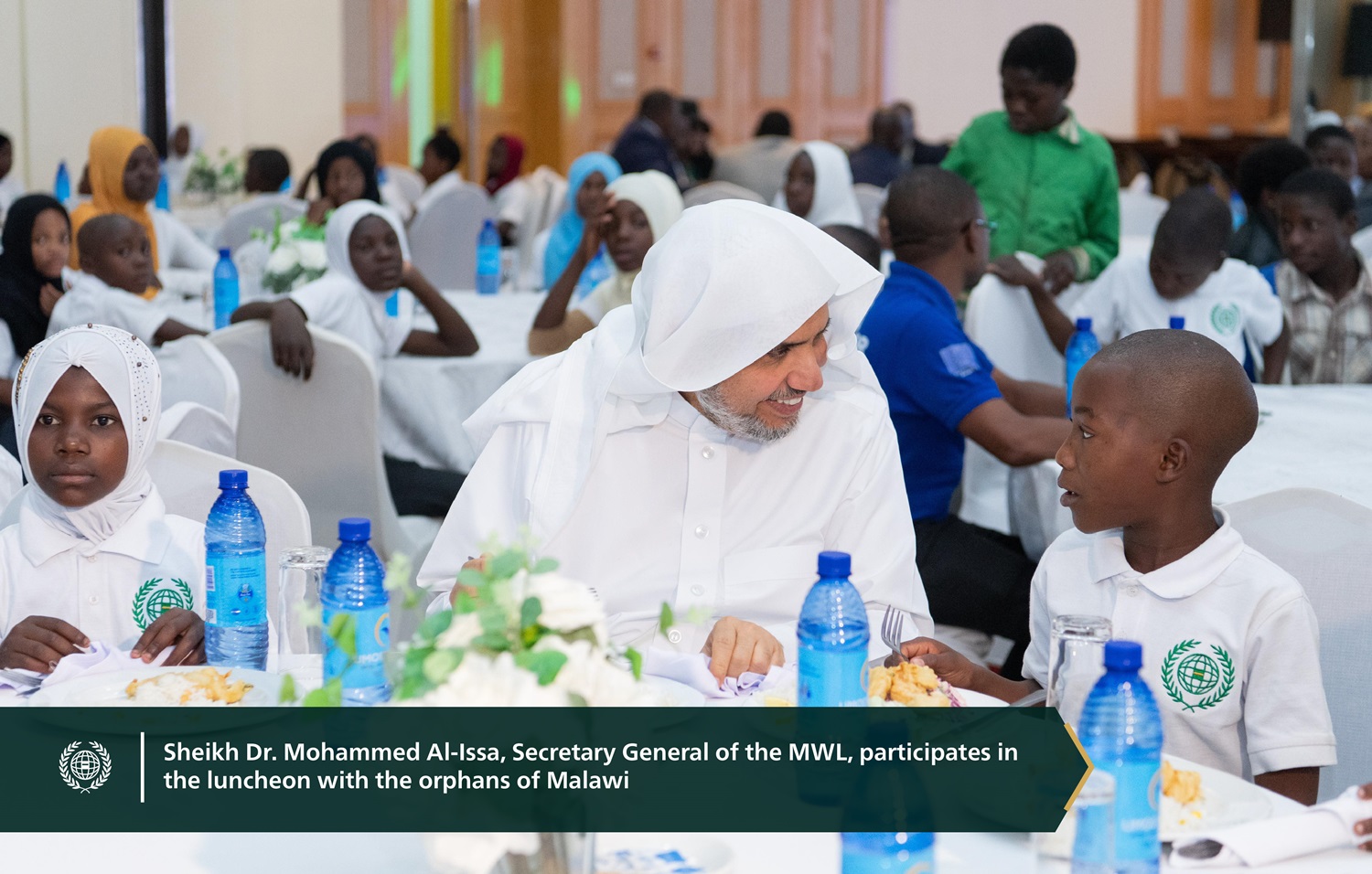 In tribute to the sponsorship of 6,000 orphans by the Muslim World League, the organization inaugurated its orphan programs in the Republic of Malawi.