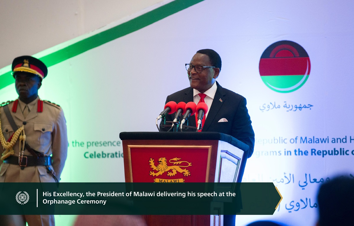 In tribute to the sponsorship of 6,000 orphans by the Muslim World League, the organization inaugurated its orphan programs in the Republic of Malawi.