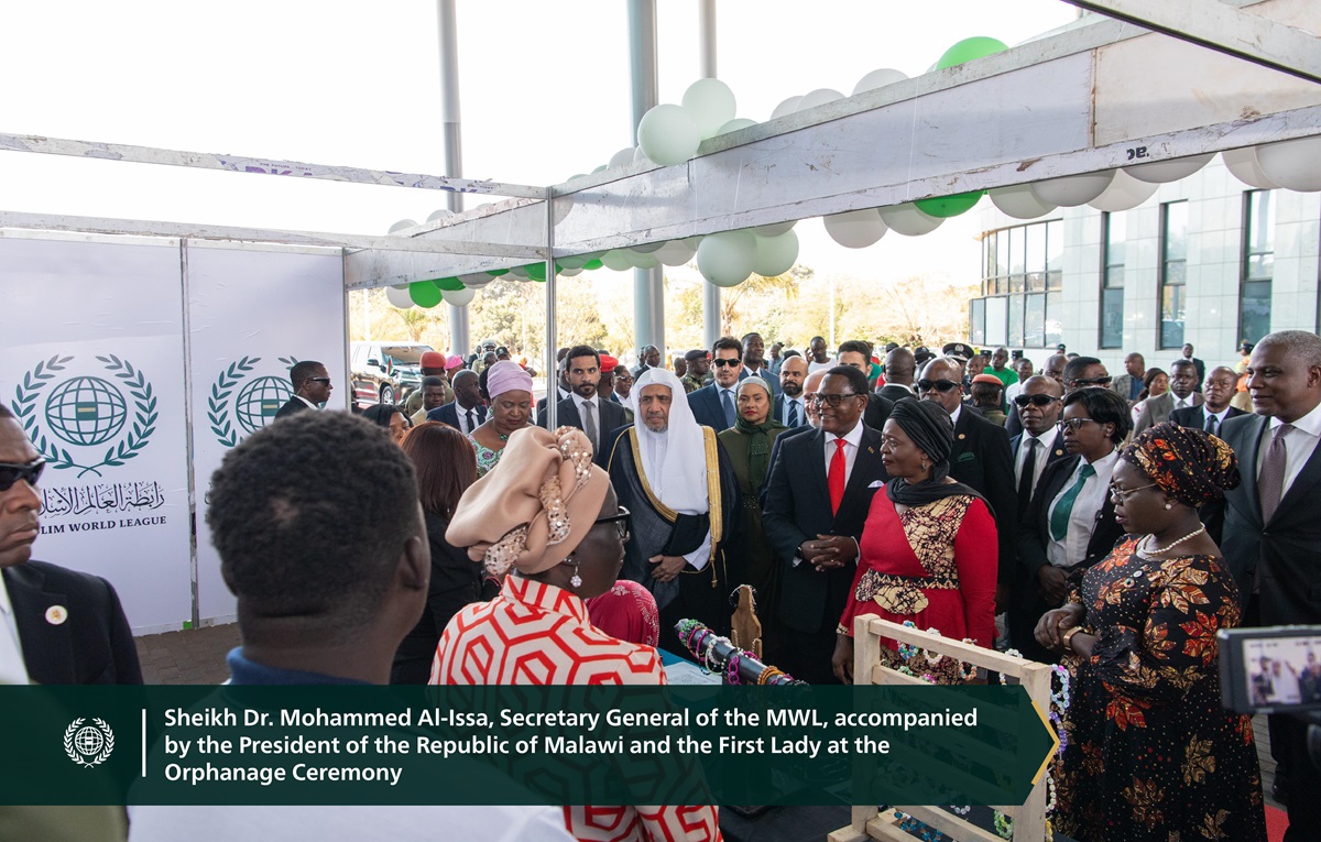 In tribute to the sponsorship of 6,000 orphans by the Muslim World League, the organization inaugurated its orphan programs in the Republic of Malawi.