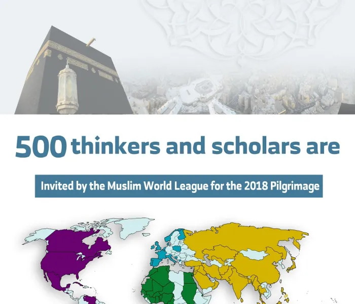 The MWL hosts 500 scholars and thinkers in Hajj representing 76 countries. The Rabita will hold a conference in Mina Concept of Mercy and Consideration in Islam