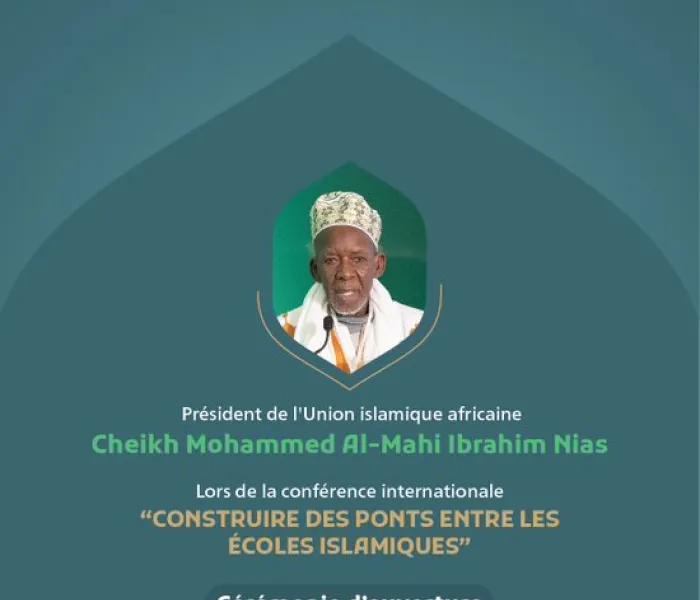 « Un bilan précis de la réalité de la communauté » Extraits du discours du président de l’Union islamique africaine, cheikh Mohammed  Al-Mahi Ibrahim Nias