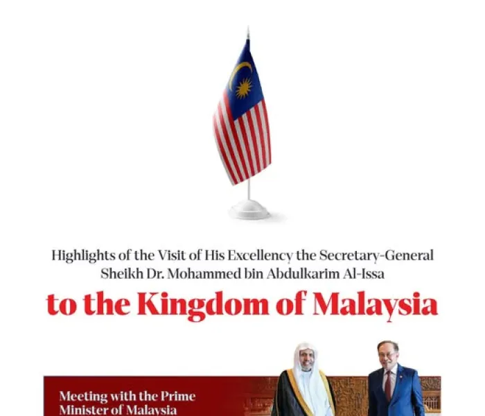 Key highlights from the visit of His Excellency Sheikh Dr. Mohammed Al-Issa, Secretary-General of the Muslim World League (MWL) and Chairman of the Organization of Muslim Scholars, to the Kingdom of Malaysia: