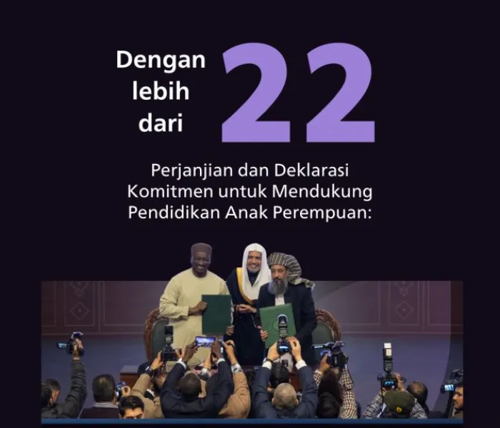 Sebagai komitmen untuk mereka di Hari Pendidikan Internasional; Karena mereka adalah pendidik generasi dan belahan jiwa kaum pria.