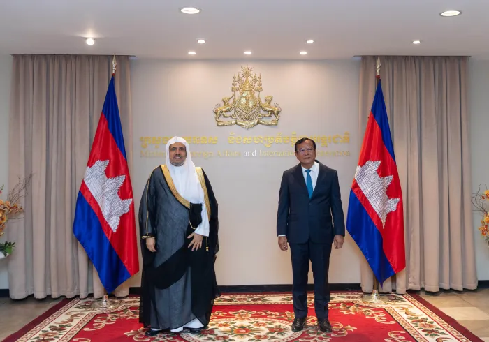 Cambodia’s Deputy Prime Minister and Minister of Foreign Affairs and International Cooperation Prak Sokhonn thanked HE Dr. Alissa for the MWL's efforts around the world
