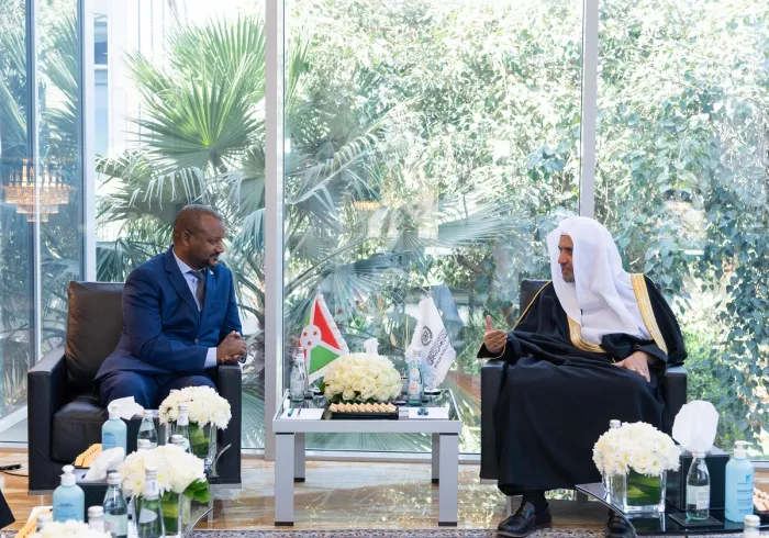 His Excellency Dr. Mohammad Alissa met with the Ambassador of the Republic of Burundi to the Kingdom of Saudi Arabia, Mr. Nahayo Jacques Ya'coub