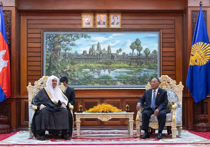 The Cambodian Parliament hosted HE Dr.Mohammad Al-issa 