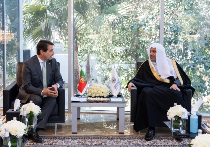 Dr. Al-Issa Meets Portuguese Ambassador to Kingdom of Saudi Arabia