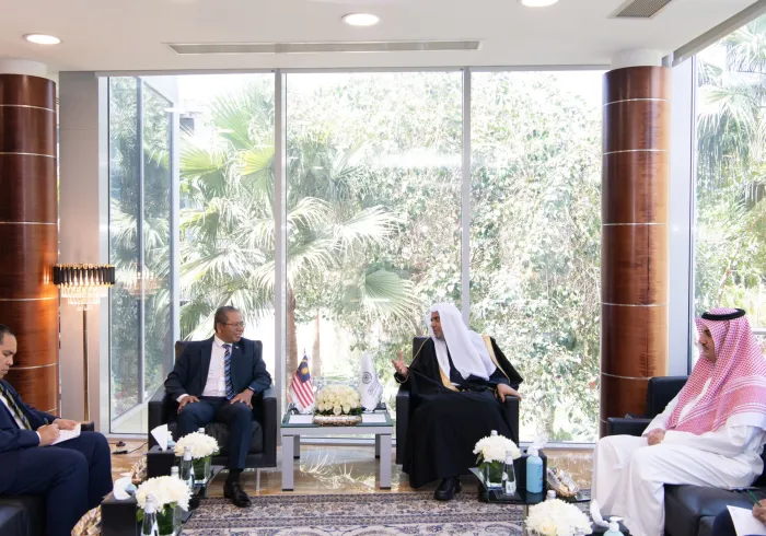 HE Sheikh Dr.Mohammad Al-issa, the Secretary-General of the MWL, met with HE Mr. Wan Zaidi Abdullah, the Ambassador of Malaysia to the KSA