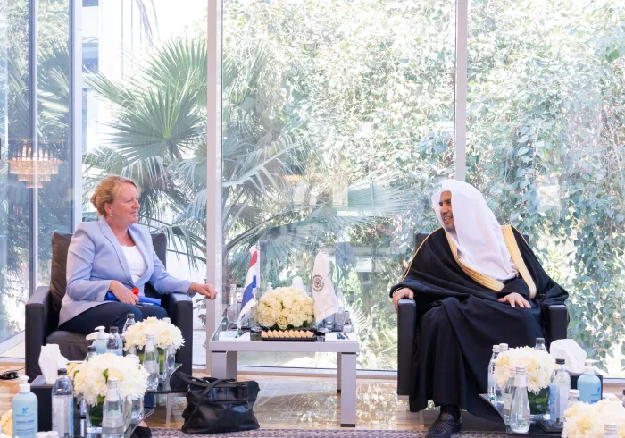 His Excellency Dr. Mohammad Alissa hosted the Ambassador of the Kingdom of The Netherlands to the Kingdom of Saudi Arabia, Ms. Janet Alberda