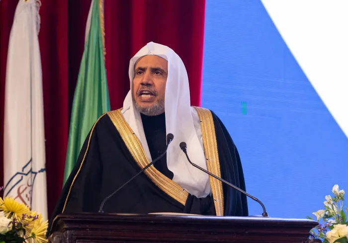 The commemorative lecture delivered by His Excellency Sheikh Dr. Mohammed Alissa, Secretary-General of the MWL and Chairman of the Organization of Muslim Scholars, at the Dome Building of Cairo University