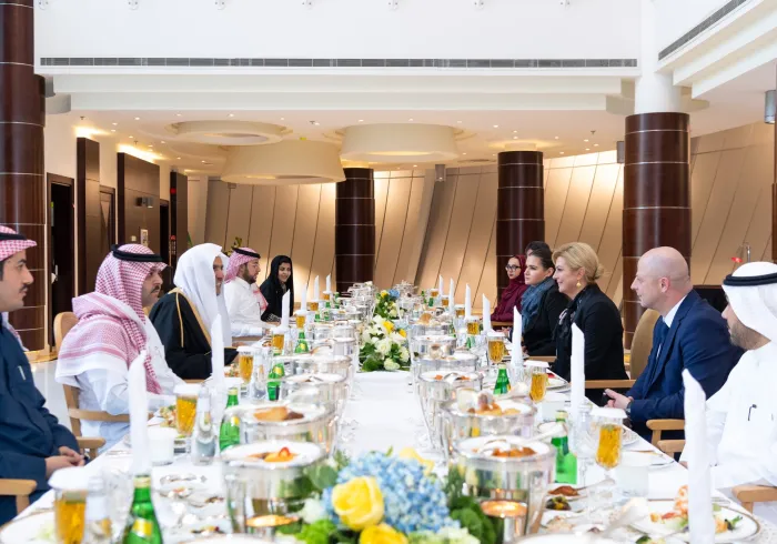 HE Sheikh Dr.Mohammad Alissa, the Secretary-General of the MWL, met with HE Ms. Kolinda Grabar, the former President of Croatia & a global peace activist