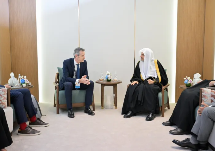 اقاي دكتر شیخ محمد العیسی، با نمایندهٔ ویژهٔ بلژیک در امور خاورمیانه، سفیر یوهان فیرکامن دیدار کرد