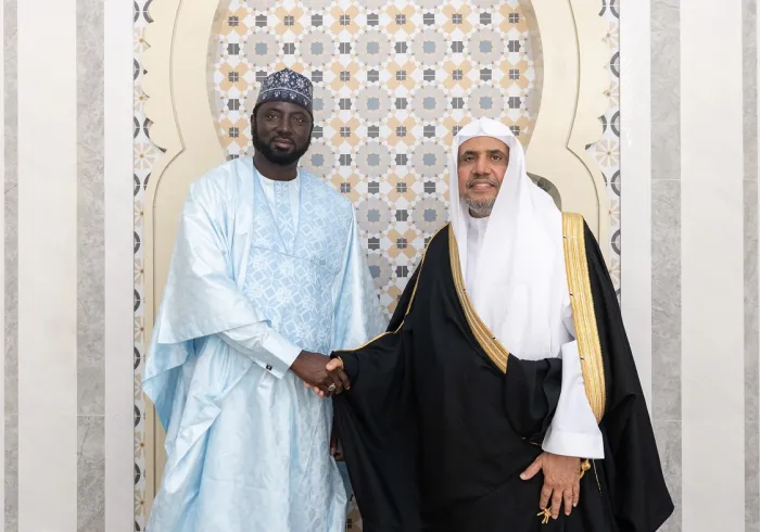 Dr. Al-Issa Accompanied by Gambian Foreign Minister HE Dr. Mamadou Tangara