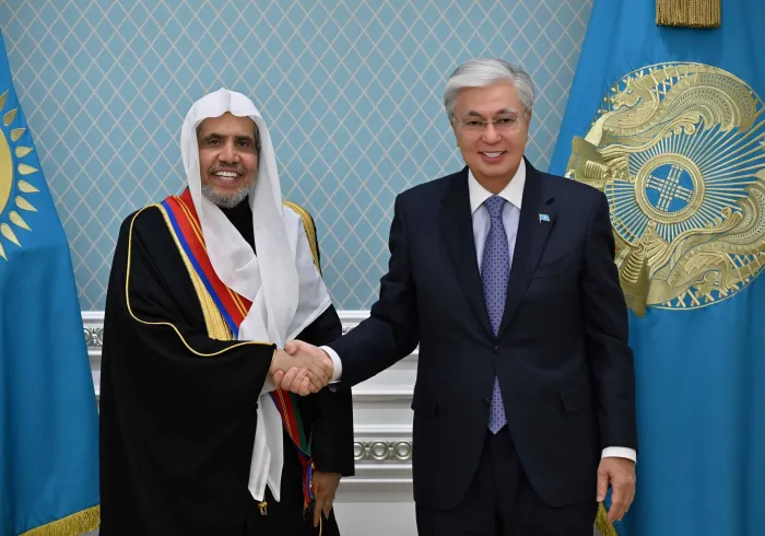  Presiden Kazakhstan Menerima Sekretaris Jenderal Liga Muslim Dunia