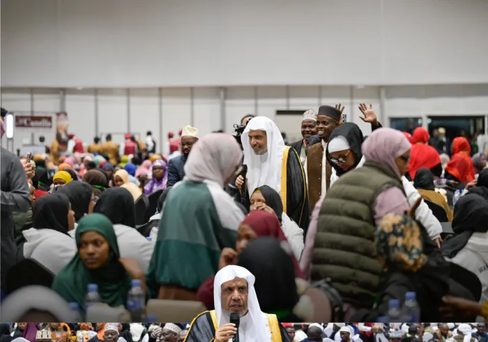 حضر معالي الأمين العام، رئيس هيئة علماء المسلمين، فضيلة الشيخ د.⁧‫محمد العيسى‬⁩ ‬⁩، مائدة الإفطار الرمضاني للجالية المسلمة في رواندا