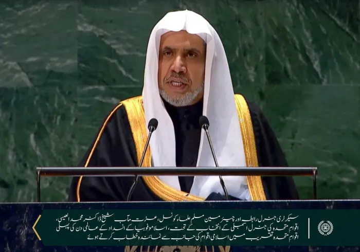 رابطہ عالم اسلامی اسلاموفوبیا کے رجحان کا مقابلہ کرنے کے لیے اپنی کاوشیں مسلسل جاری رکھے ہوئے ہے۔ اس مقصد کے لیے رابطہ اقوامِ متحدہ اور دیگر بین الاقوامی فورمز پر مسلم اقوام کی نمائندگی کرتے ہوئے ایک معتدل اور حکیمانہ اسلامی بیانیہ پیش کرتا ہے