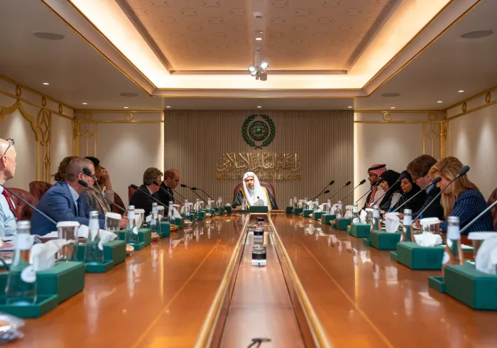 Today in his Riyadh office, His Excellency the Secretary-General of the MWL, Sheikh Dr. Mohammed Al-issa , met with a high-ranking Dutch delegation.