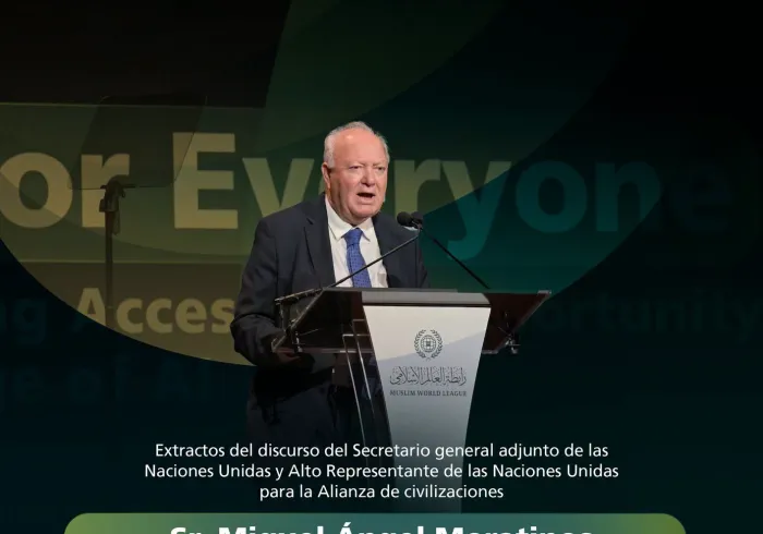 Extractos del discurso del Sr. Miguel Moratinos, Alto Representante de las Naciones Unidas para la Alianza de c civilizaciones, pronunciado durante el evento de la Liga « La IA para todos »