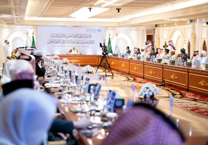 لقطاتٌ من افتتاح معالي الأمين العام رئيس هيئة علماء المسلمين الشيخ د. محمد العيسى، أعمال:"الملتقى الدولي للإعجاز العلمي في القرآن والسنة"، -بعد ظهر اليوم- بمكة المكرمة، وإطلاق: "موسوعة الرابطة للإعجاز العلمي في القرآن والسنة":