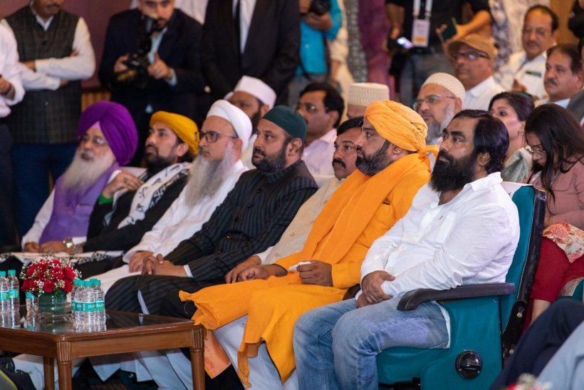 The Indian Islamic Cultural Center celebrates the visit of the MWL delegation in the presence of India's Mufti and senior scholars