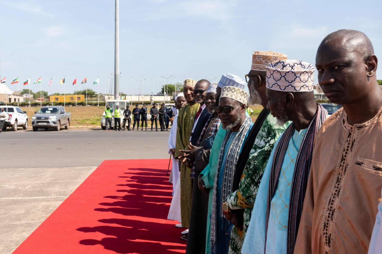 His Excellency arrives in Gambia