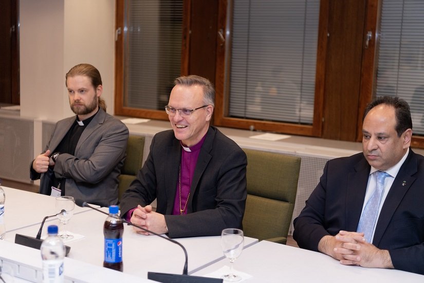 معالي الشيخ د.محمد العيسى يلتقي في هلسنكي القيادات الدينية الكاثوليكية والأرثوذكسية واللوثرية