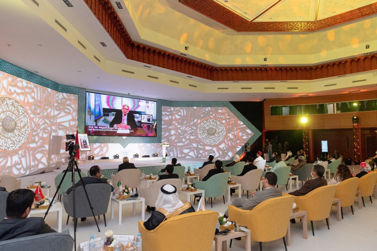 عزت مآب شیخ ڈاکٹر #محمد_العیسی کانفرنس کے افتتاحی اجلاس کے مرکزی اسپیکر رہے