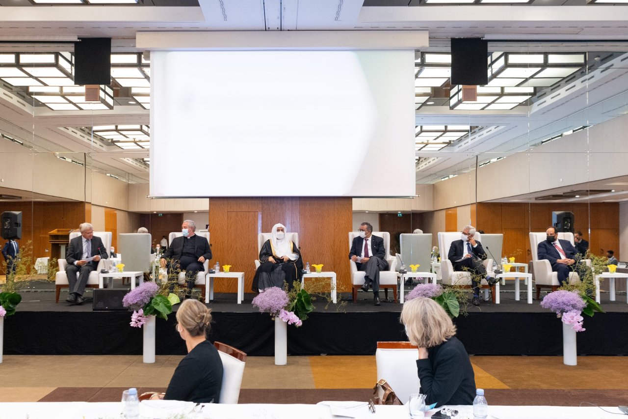 عزت مآب شیخ ڈاکٹر محمد العیسی جنیوا میں COVID19 کے خلاف عالمی یکجہتی کانفرنس کے اہم مقرر رہے