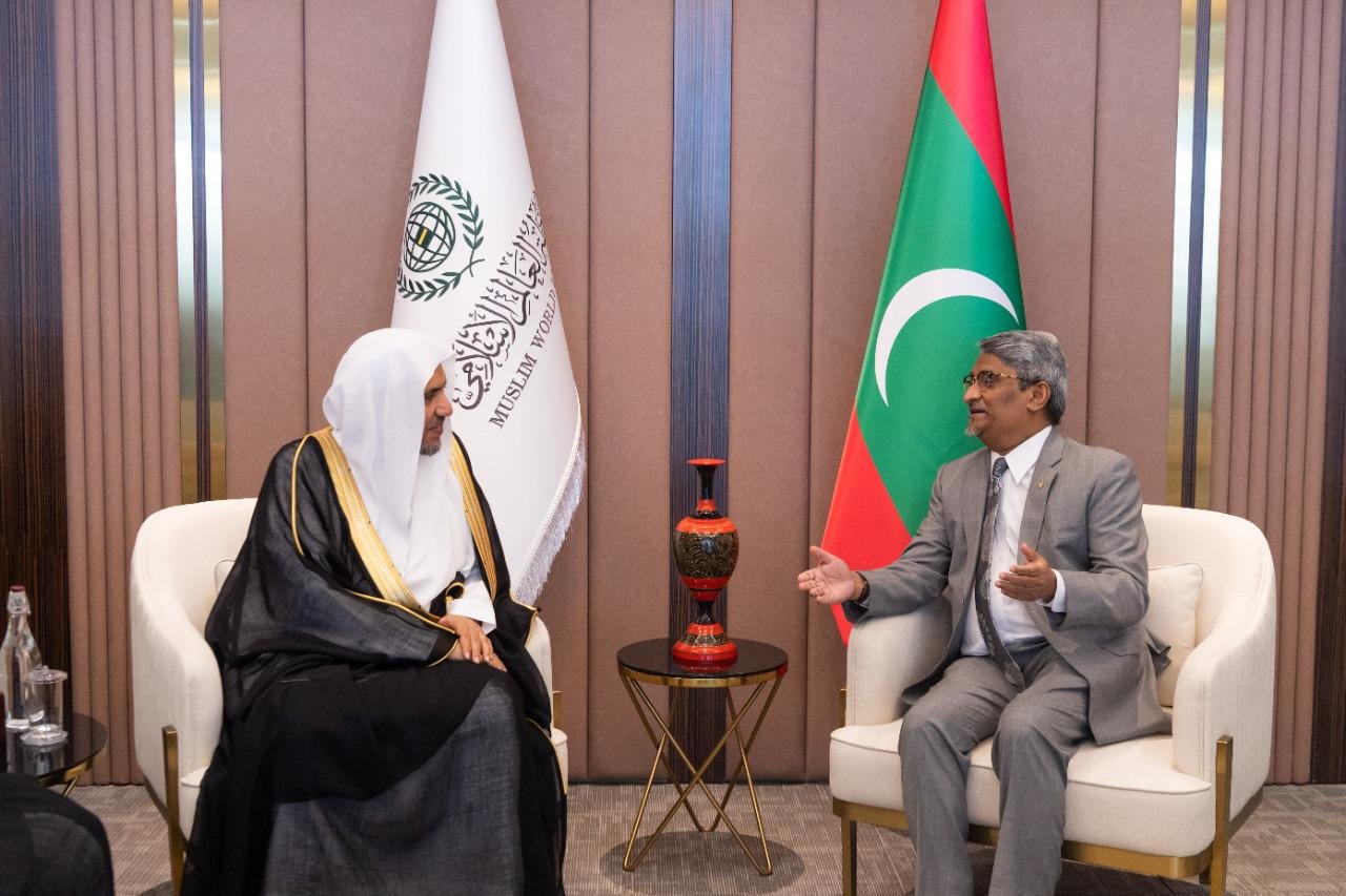 H.E. led the Muslim World League delegation on an official visit to the Maldives at the invitation of the Maldivian President