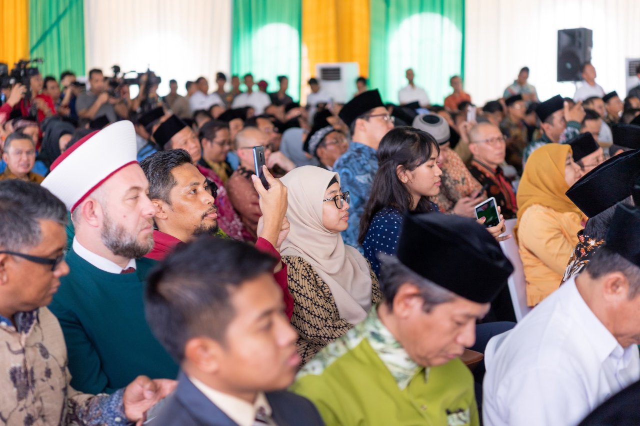 الأمين العام للرابطة ونائب الرئيس الأندونيسي يضعان حجر الأساس لفرع متحف السيرة النبوية والحضارة الإسلامية