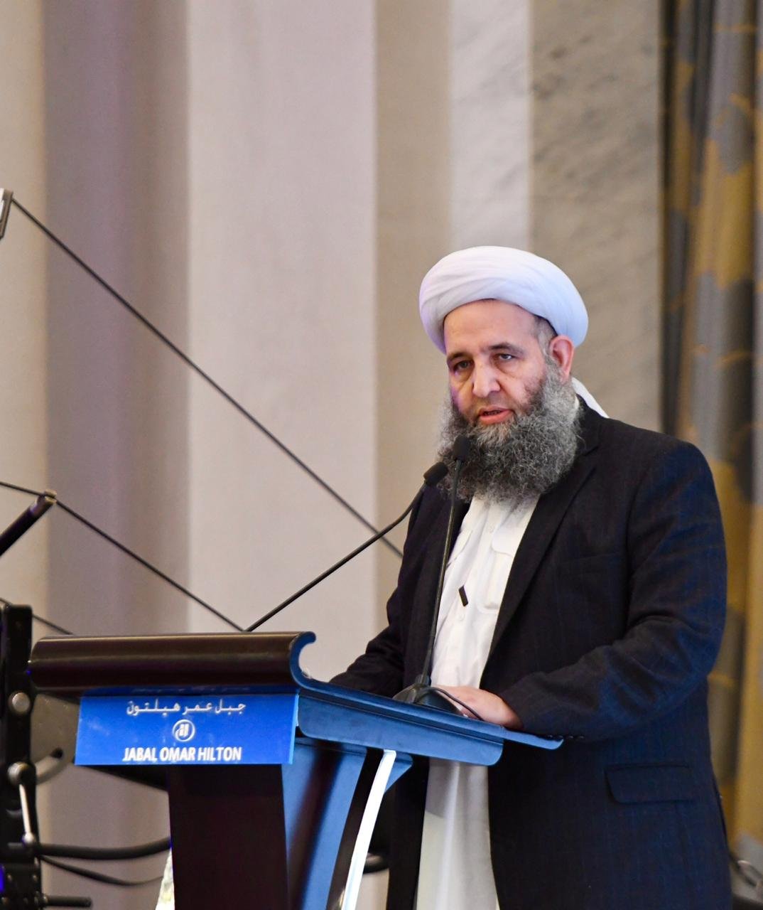 His Excellency Sheikh Dr. Noor-Ul-Haq Qadri, Minister of Religious Affairs of  Pakistan.