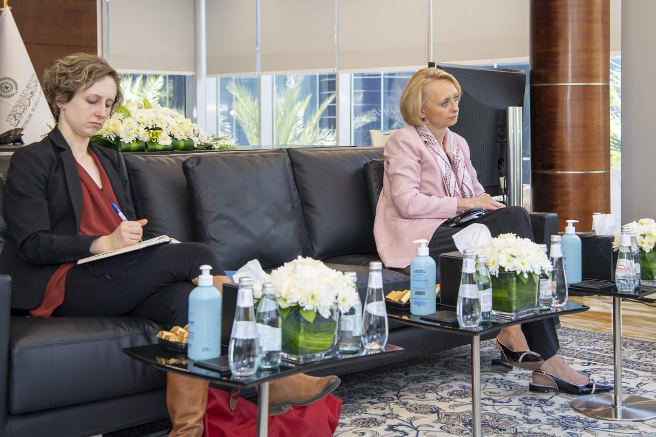 HE Dr. Mohammad Alissa met with the US Deputy Secretary of State for Arabian Peninsula Affairs, Mr. Daniel Benaim