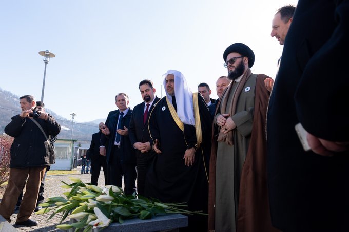Mohammad Alissa visited the Srebrenica Memorial Center in Bosnia-Herzegovina