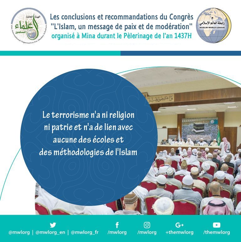 Recommandations de la conférence: l'Islam est un message de paix et de modération en images28