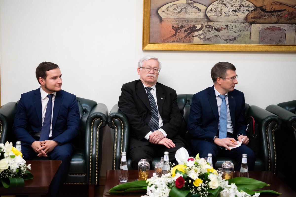 Le SG de le LIM D. Mohamed Alissa recevant le Prt du groupe la Vision Stratégique, Russie Monde Musulman